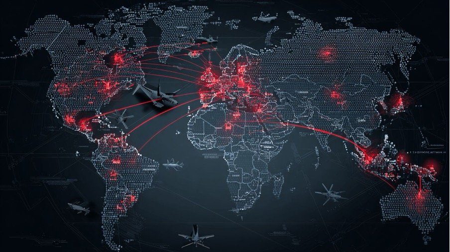 AI surveillance systems used for cybercrime detection and public safety monitoring