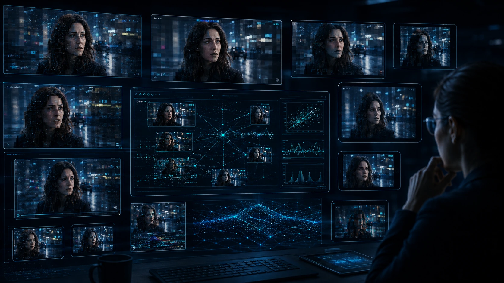 Video deepfake detection analyzing compressed, re-encoded, resized, and lower-quality synthetic video copies.