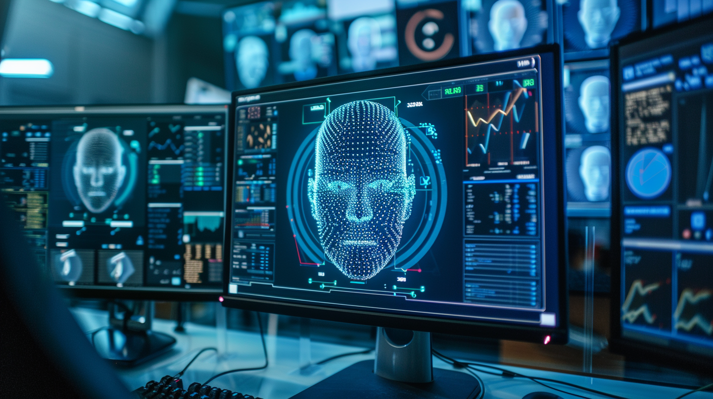 Forensic deepfake detection system analyzing facial anomalies and media authenticity.