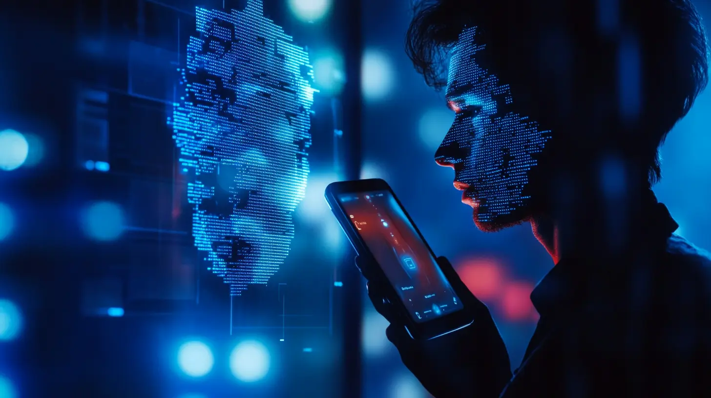 Deepfake scam risk in India showing AI voice cloning, fake identity signals, and media verification alerts.