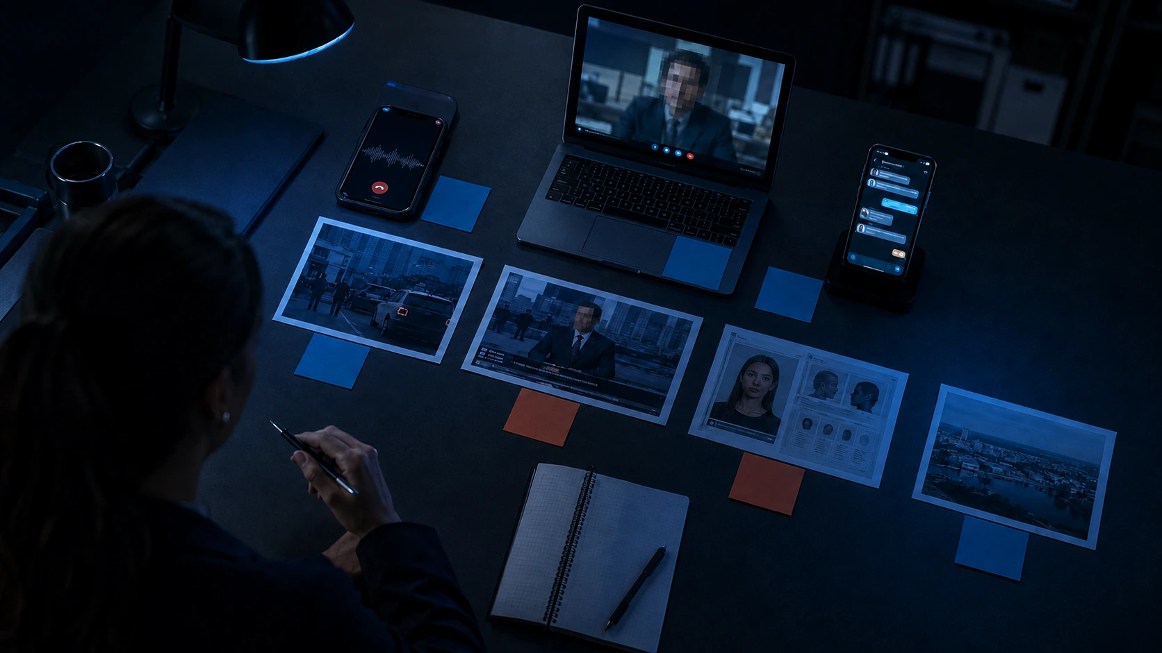 Risk-based enterprise media verification framework prioritizing suspicious audio, video, and images by business impact and authenticity uncertainty.