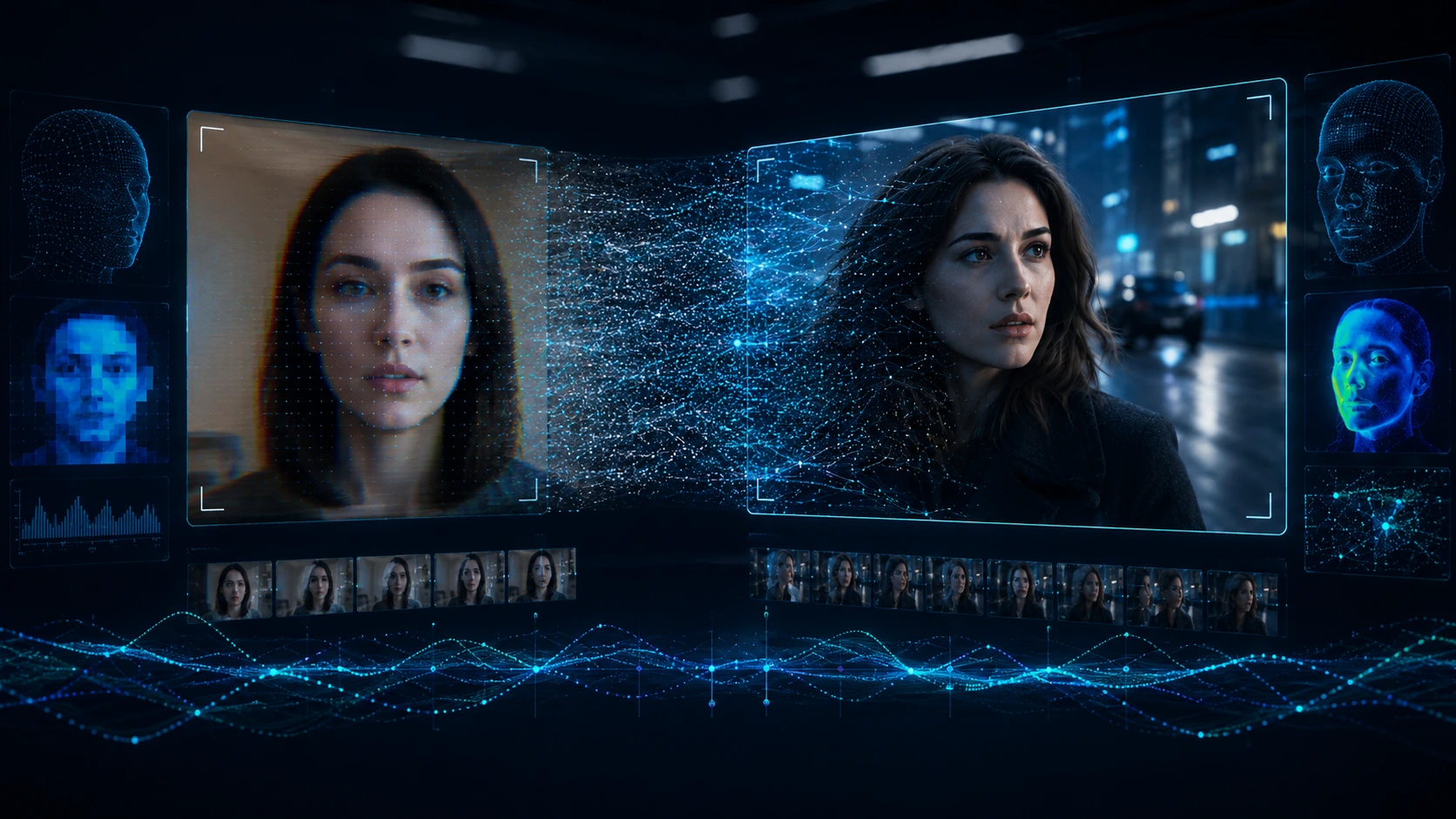 Comparison of GAN-based deepfakes and diffusion-generated video for modern deepfake detection.