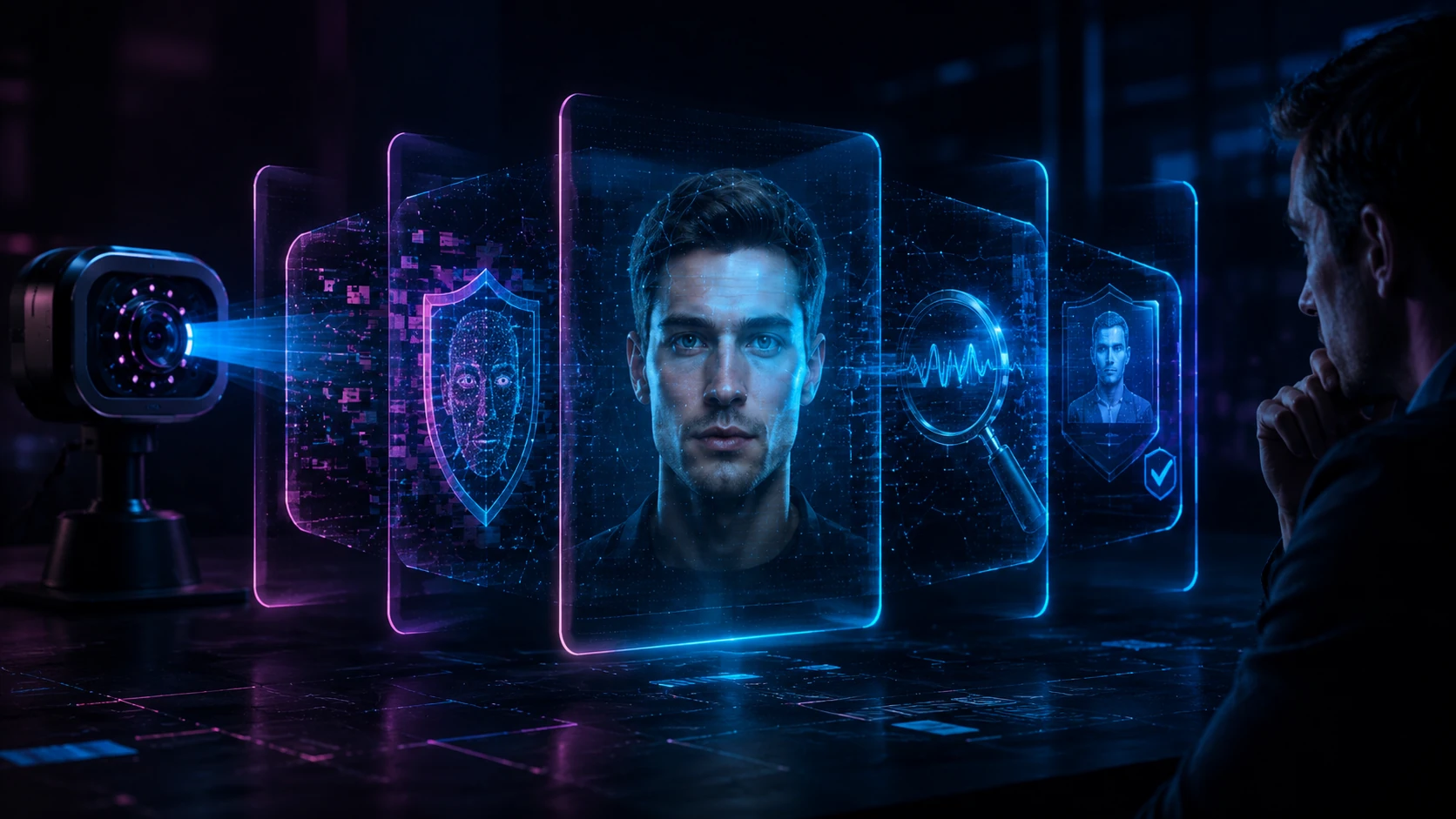 Multi-layer media verification process for detecting deepfake presentation and injection attack risks
