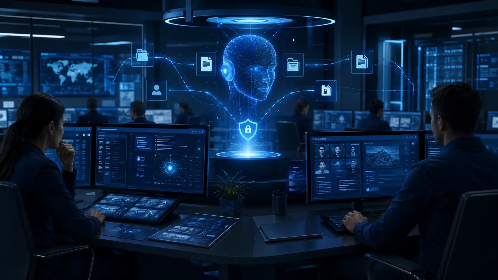 Private AI assistant for law enforcement analyzing sensitive investigation records within a secure and controlled digital environment.